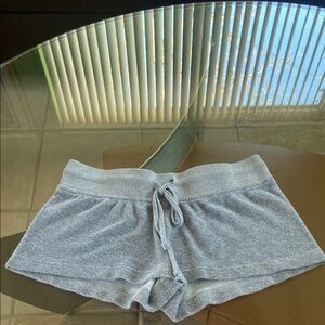 Hard Tail Light Gray Terry Cloth Lounge Shorts